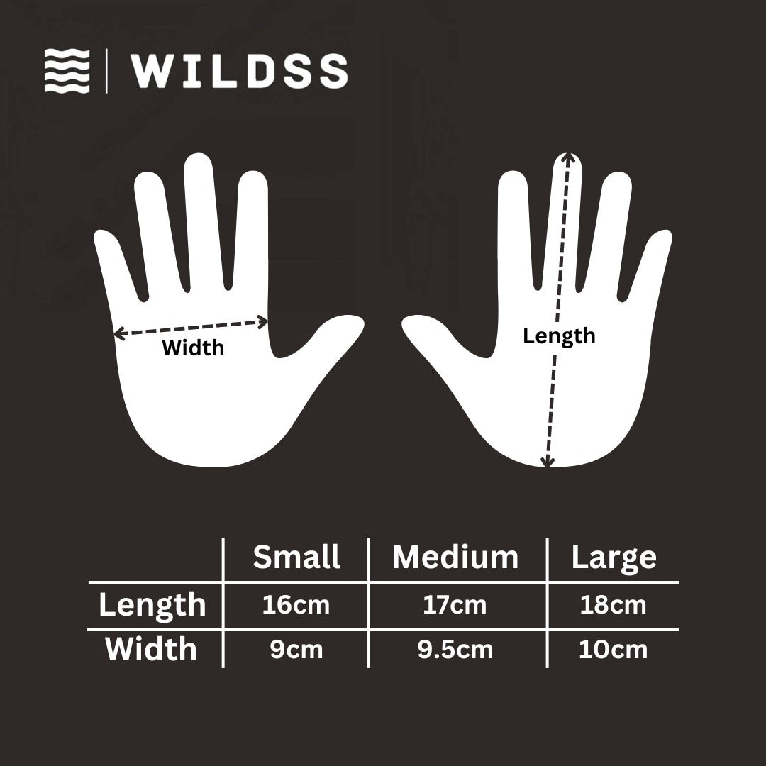 Neoprene wild swimming gloves: Humpback