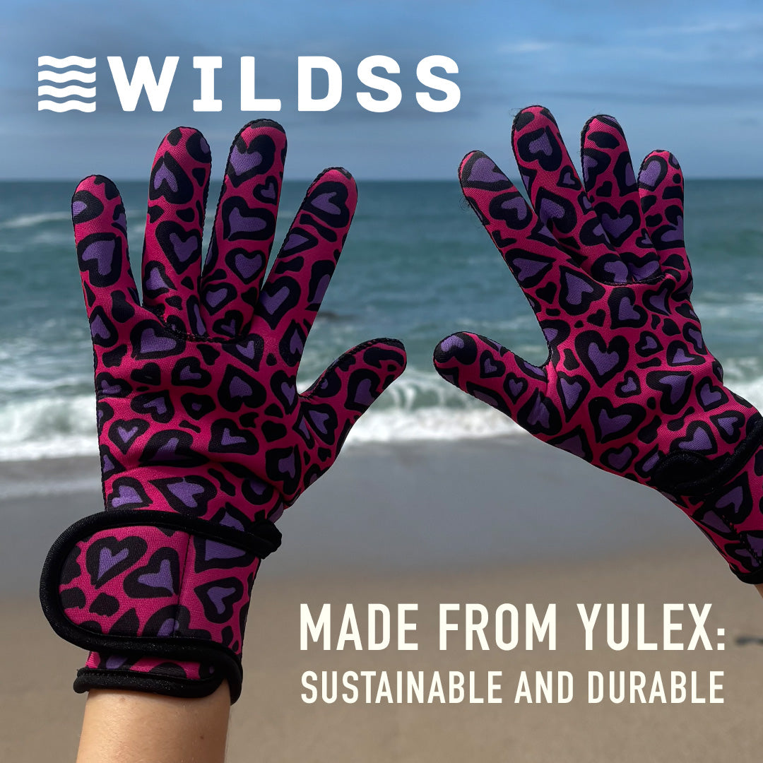 YULEX EasyOff™ Swimming Gloves; Cold Cold Heart