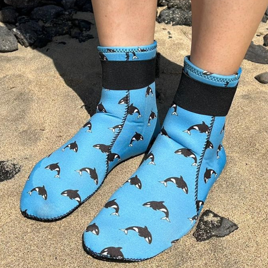 Neoprene Swimming Socks in Orca