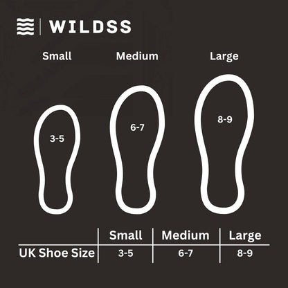 Neoprene wild swimming socks: Leopard