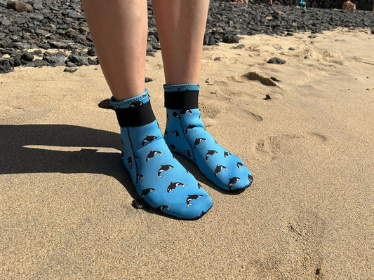 Neoprene wild swimming socks: Orca