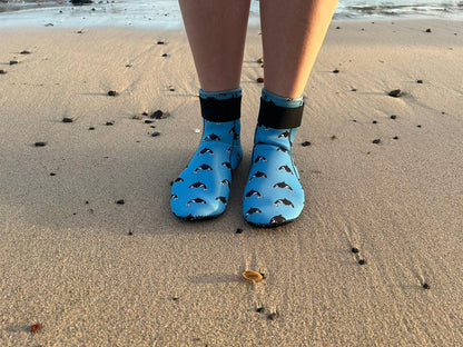 Neoprene wild swimming socks: Orca