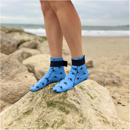 Neoprene wild swimming socks: Orca