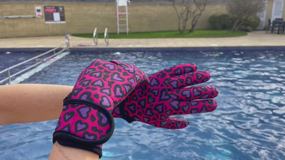 YULEX EasyOff™ Swimming Gloves; Cold Cold Heart