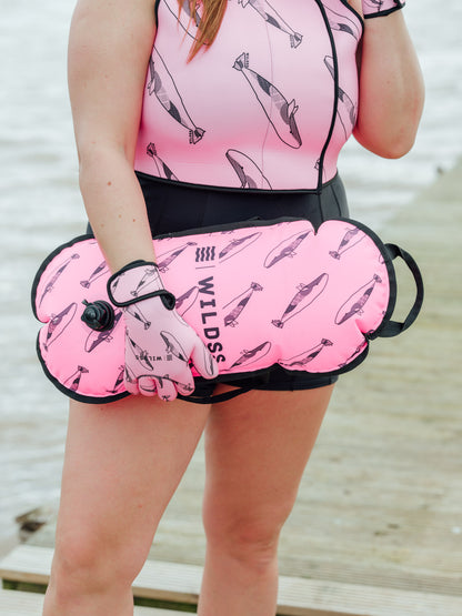 Wild Float with Thermometer in Pink Whale