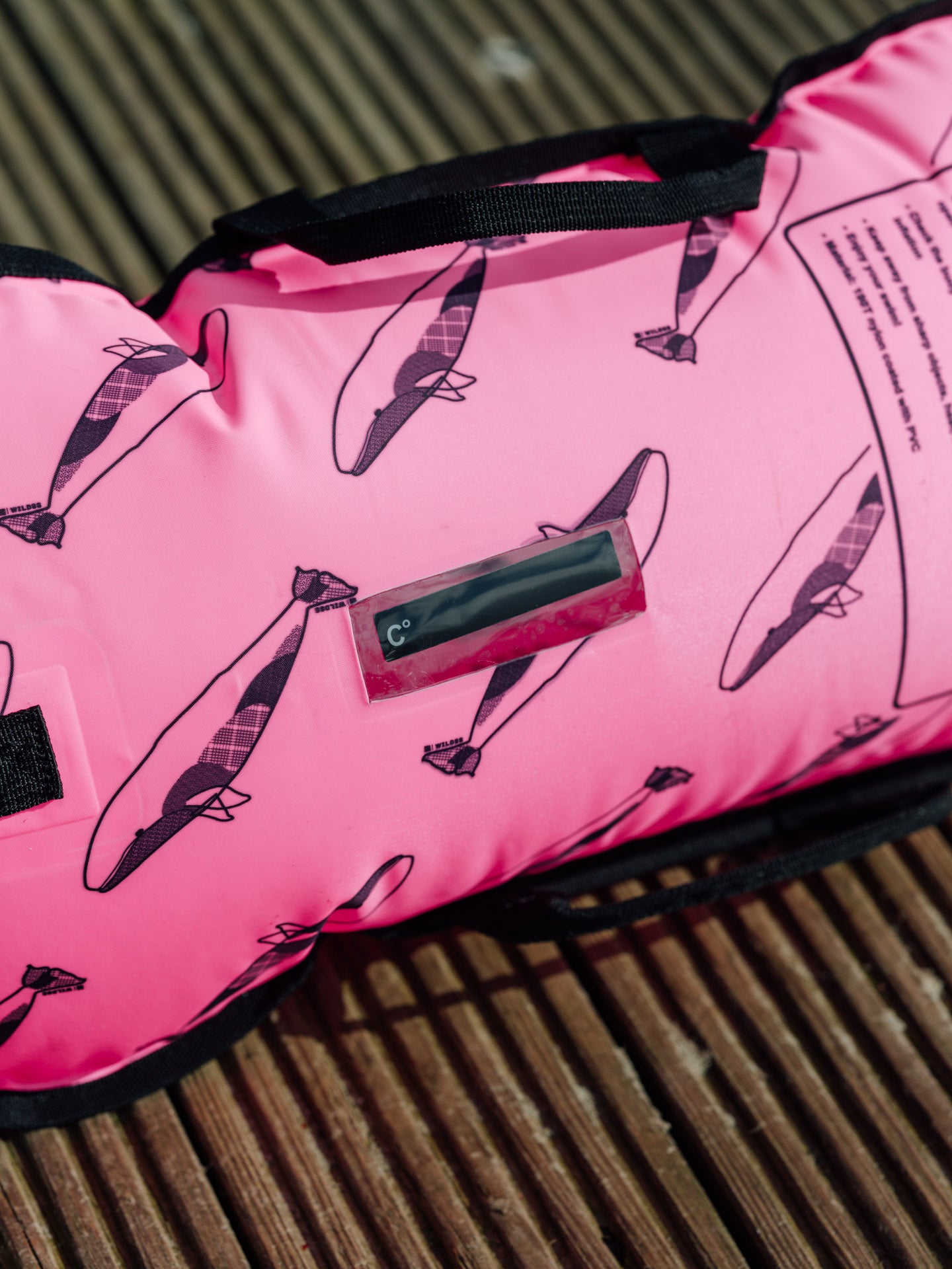 Wild Float with Thermometer in Pink Whale