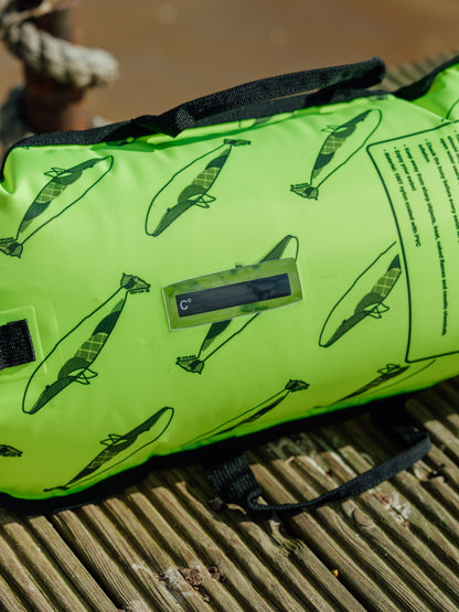 Wild Float with Thermometer in Yellow Whale