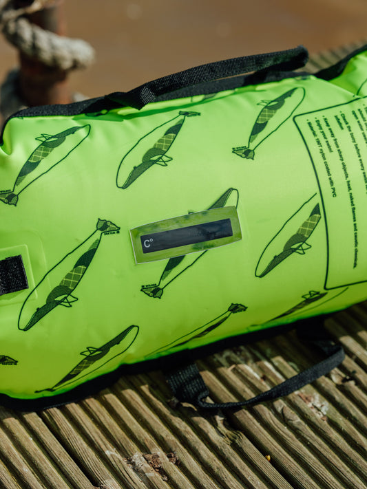 Wild Float with Thermometer in Yellow Whale